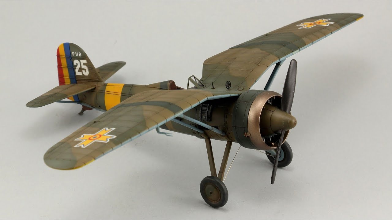 Full Build 1/72 IBG PZL P.11b Romanian Air Force