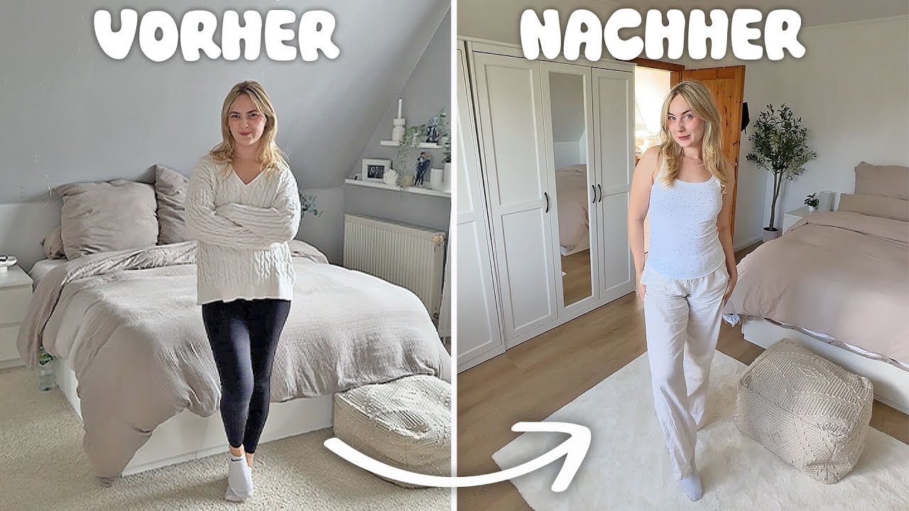 Unser NEUES Schlafzimmer😍 XXL ROOM MAKEOVER