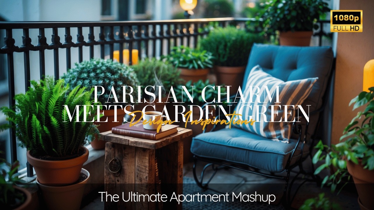 Parisian Charm Meets Garden Green: The Ultimate Apartment Mashup