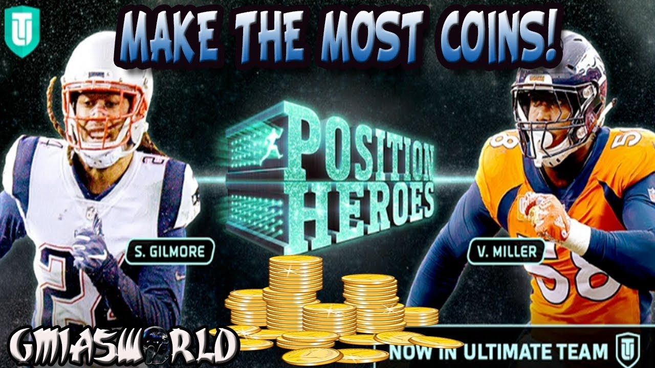 MADDEN 18 Position Heroes - HOW TO MAKE THE MOST MUTCOINS OUT OF THE POSITION HERO DEFENSE PROMO MUT