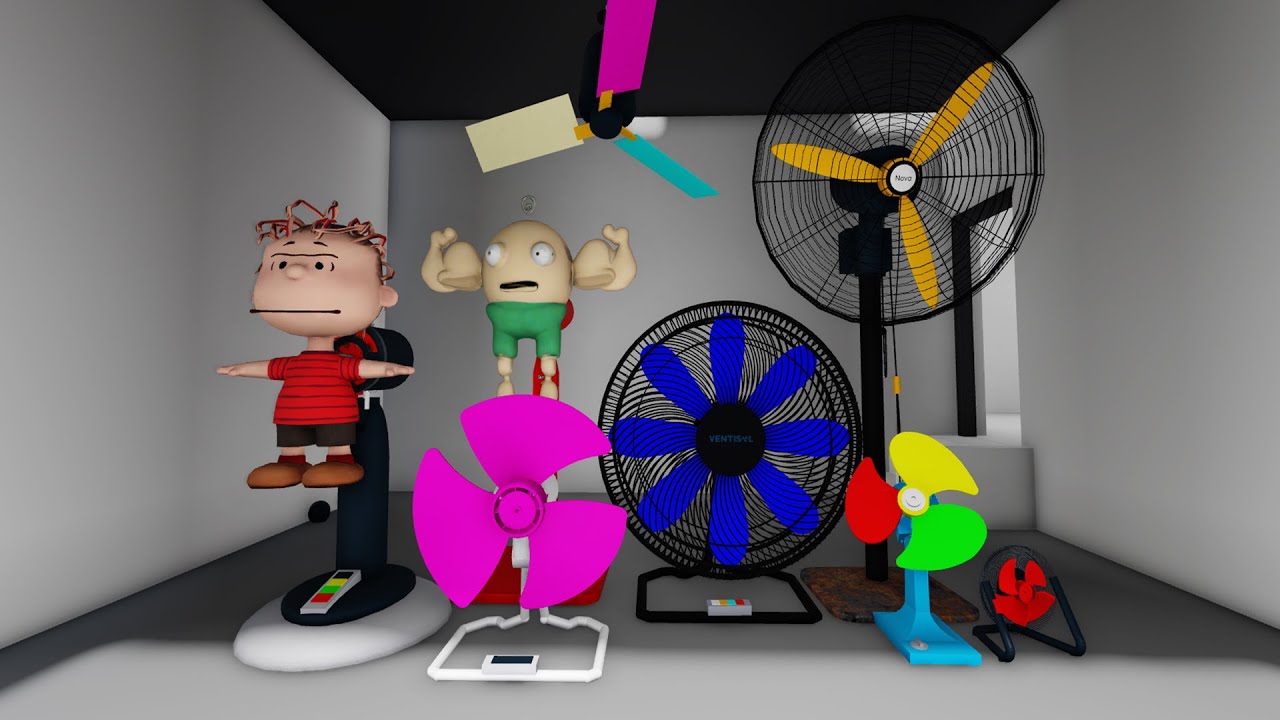 Roblox Wobbly Fan Invention With Funny Character Propeller