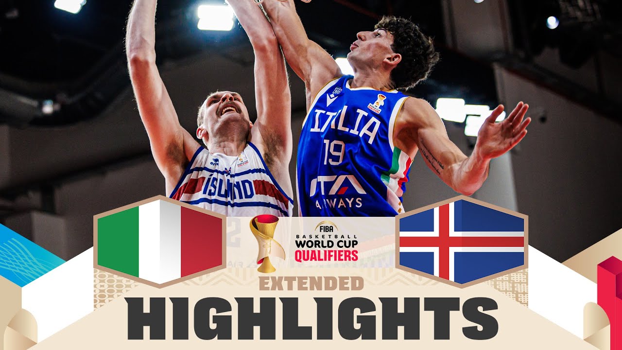 Italy 🇮🇹 v Iceland 🇮🇸 | Extended Highlights | FIBA Basketball World Cup 2027 European Qualifiers