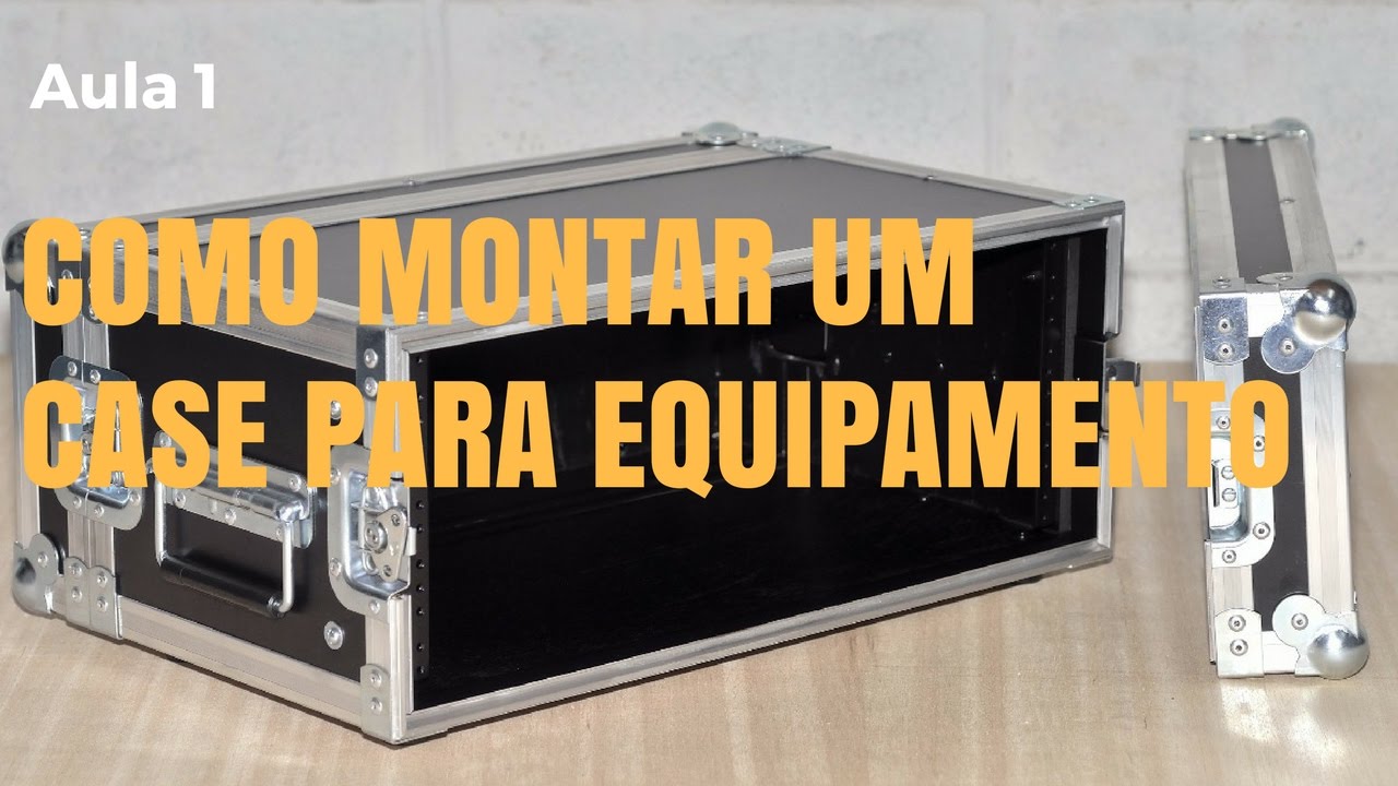 Projeto de como montar um Case (Tv, Moving, Ddj, Cdj, cabos)