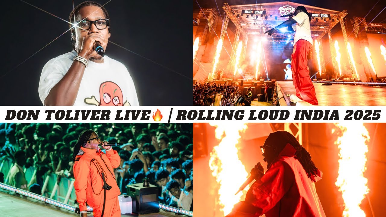 Don Toliver LIVE at Rolling Loud India 2025 | Full Concert, Mumbai Crowd Goes Crazy