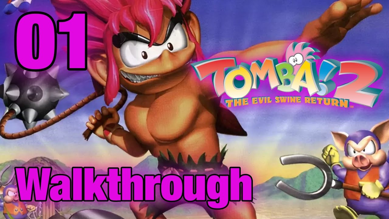 Tomba! 2: The Evil Swine Returns - Walkthrough - Part: 01 - Town of the Fishermen