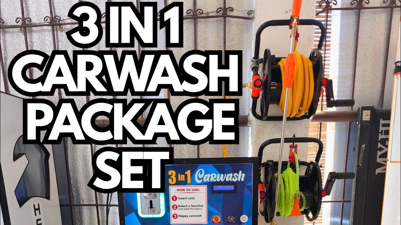 3 in 1 Carwash / Foaming/ Blower Vendo Business 