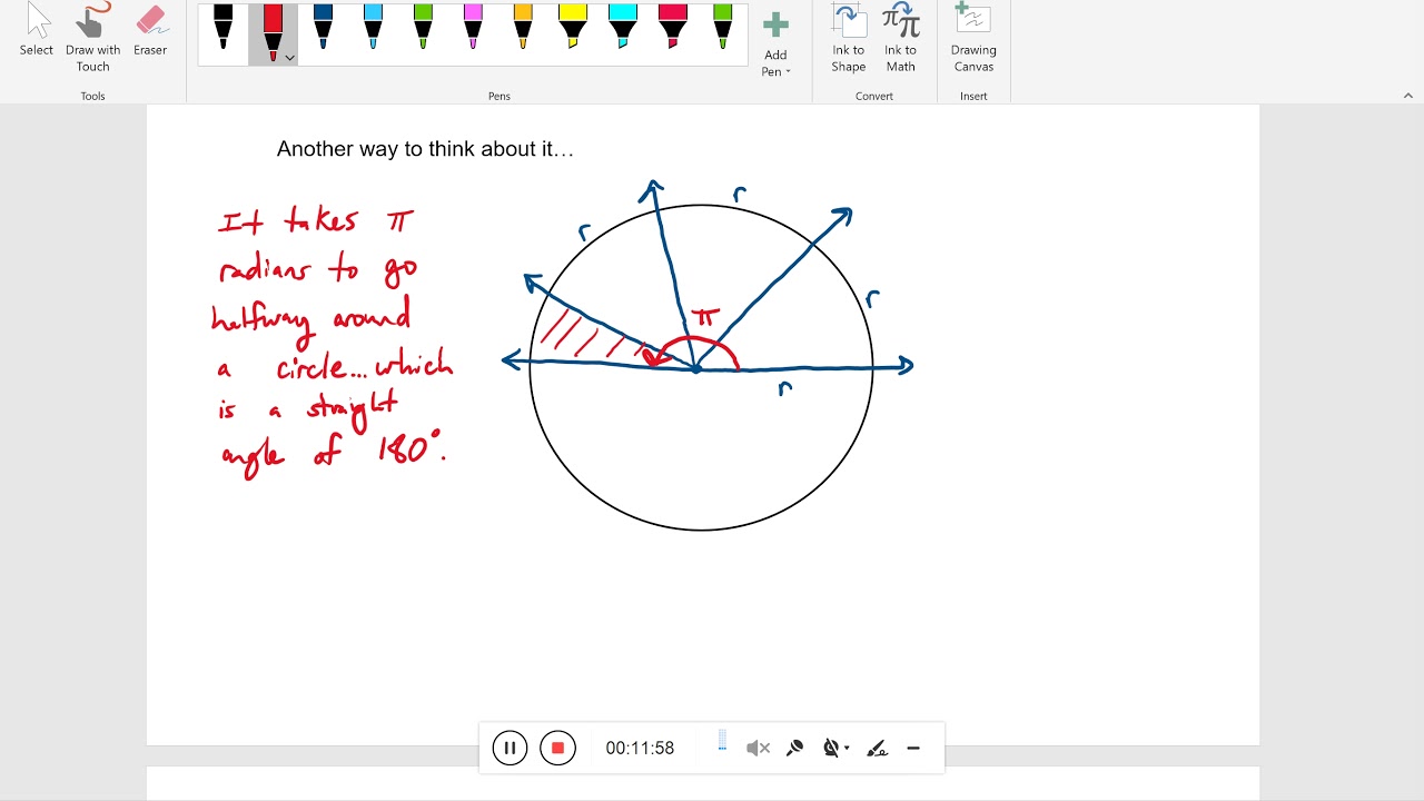 Chapter 5.1 - Angles and Radian Measure