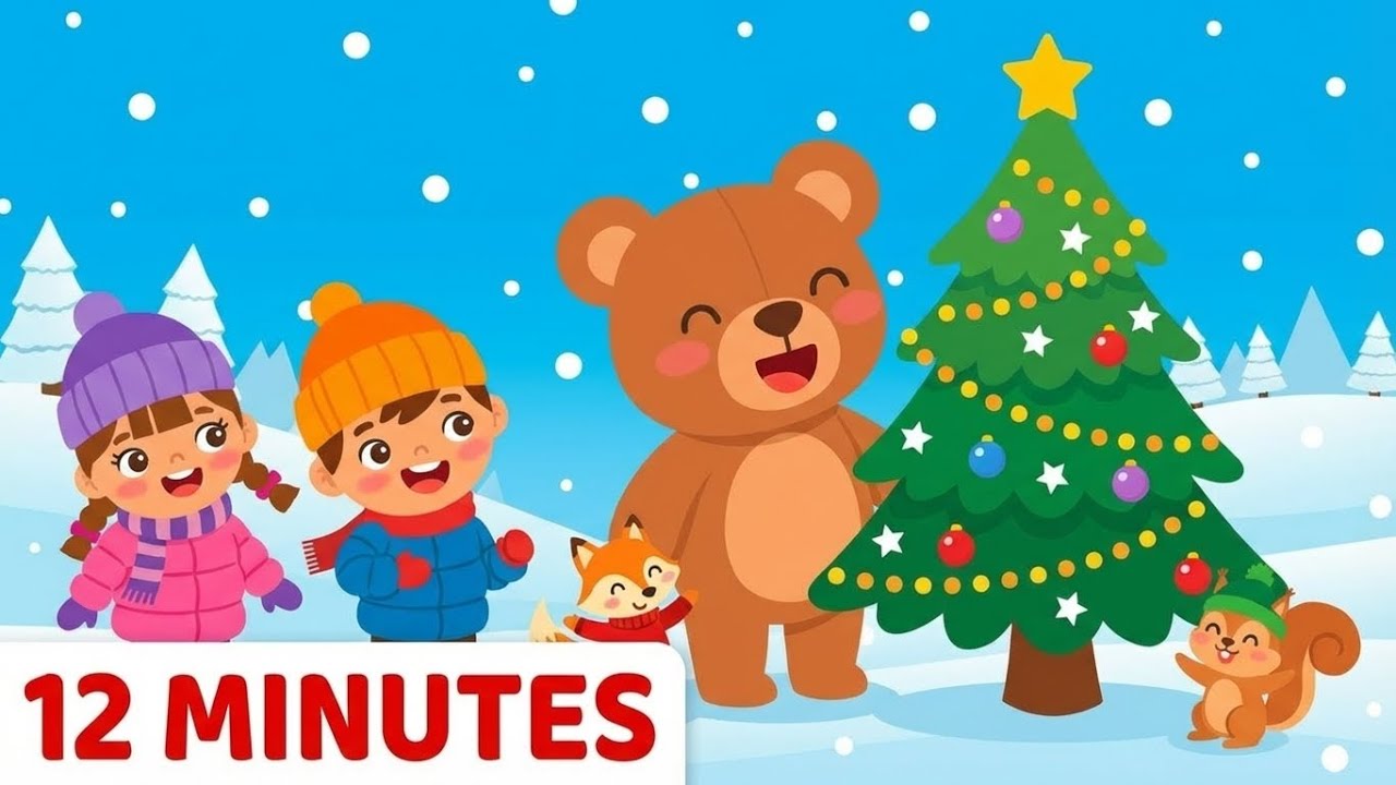 12 minutes of Christmas Songs For Kids | Holiday Compilation