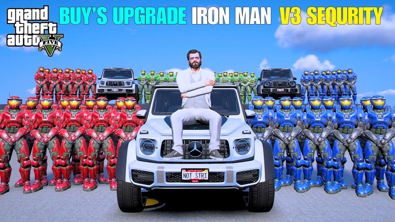BUYING UPGRADETING IRON MAN V3 SEQURITY !! GTA5 CINEMATIC GAMEPLAY @Tecnogamerz