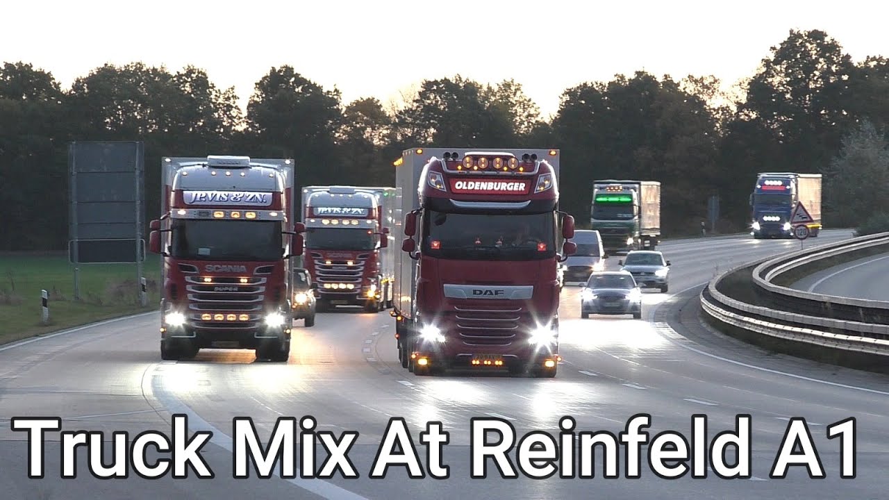 Truck Mix At Rheinfeld A1 Lübeck:Swijnenburg,M.KOLBRINK,JZ Transport And More...