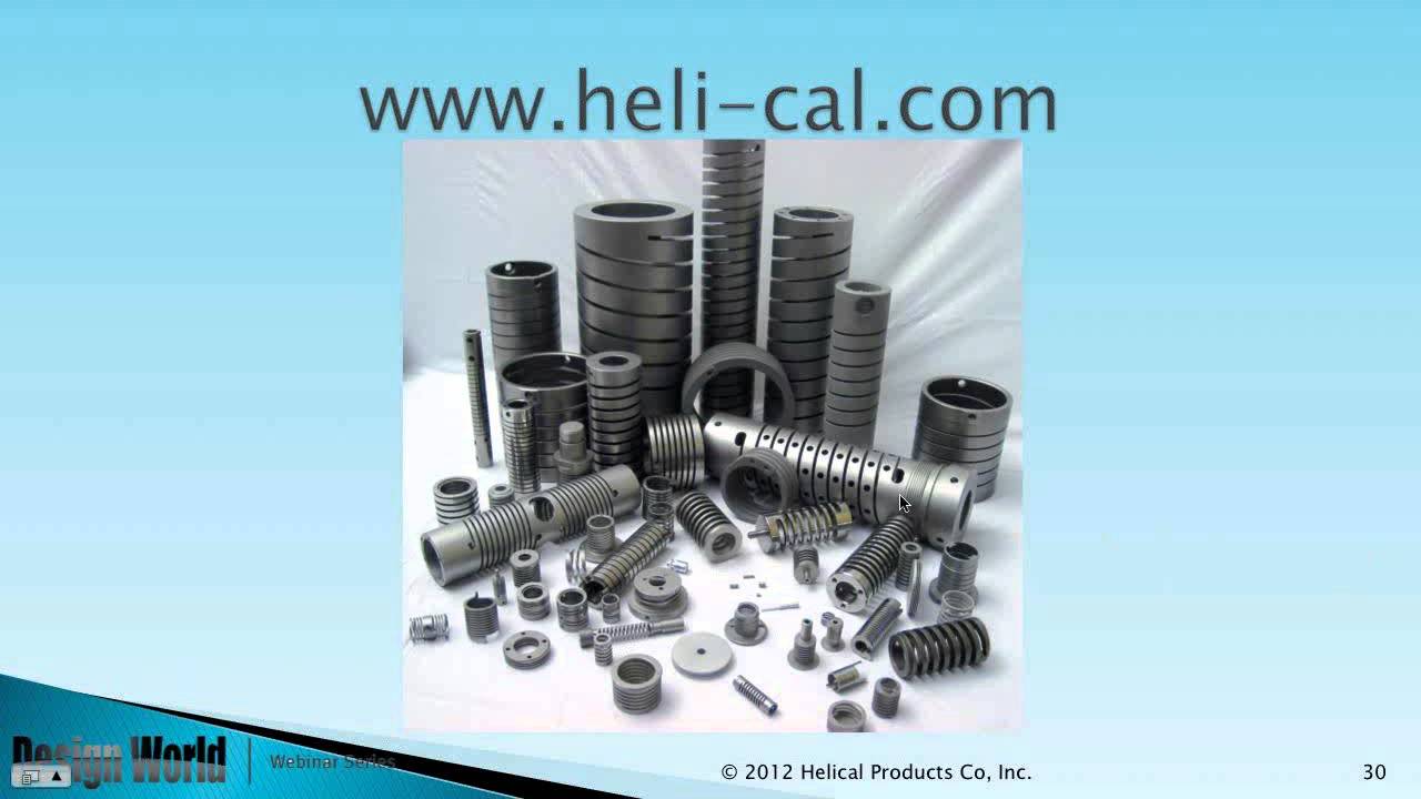 Design Considerations for Choosing Between Machined and Wire Wound Springs (Webinar)