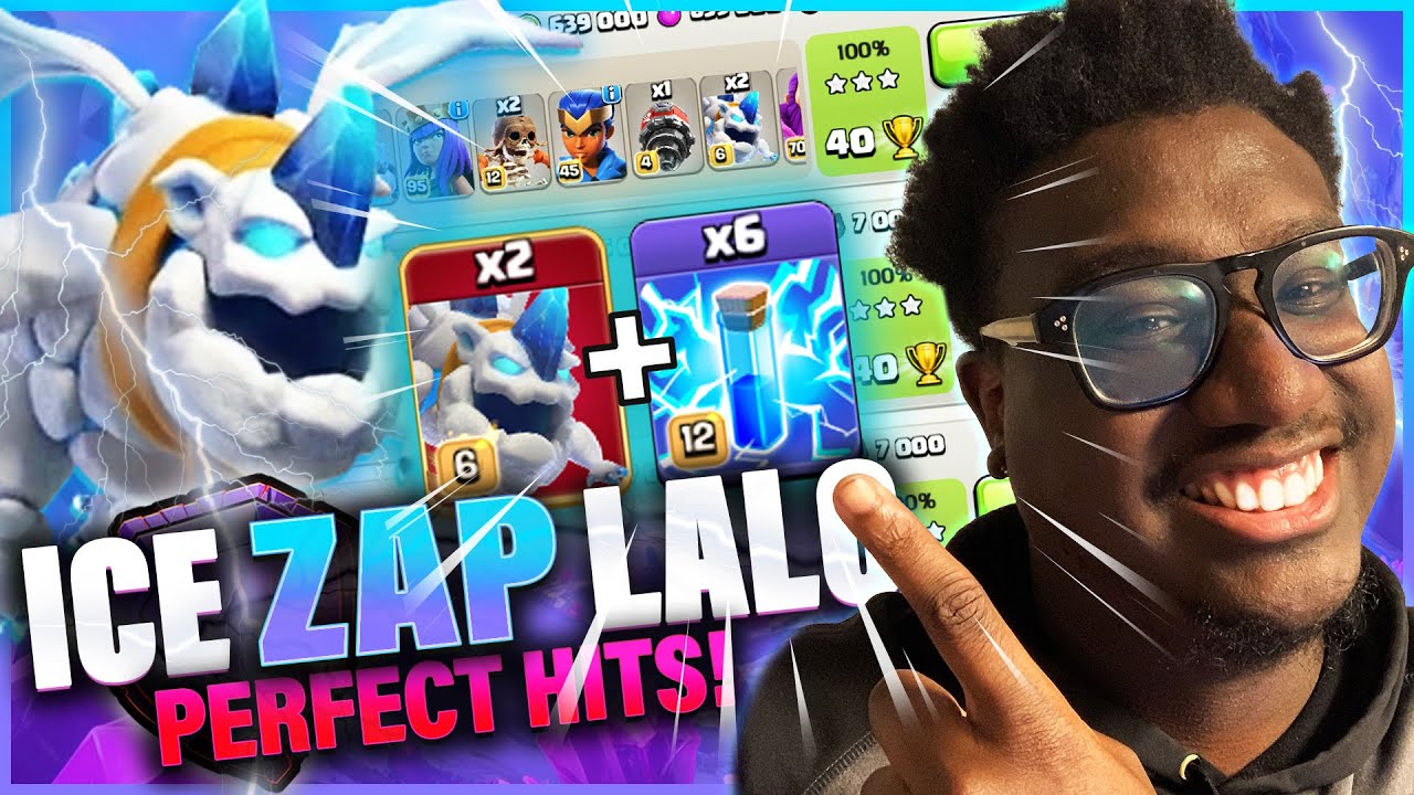 Perfect Day with ICE ZAP LALO! ❄️⚡ Clash of Clans TH17 Attack Strategy | Zap Lalo Guide