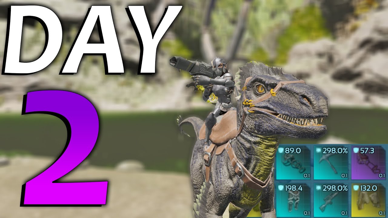 Raiding Glowtail for INSANE BPs Day 2 Small Tribes Ark ASA pvp