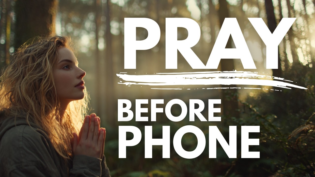 Jesus, Calm My Mind Before I Check My Phone Today | Morning Prayer