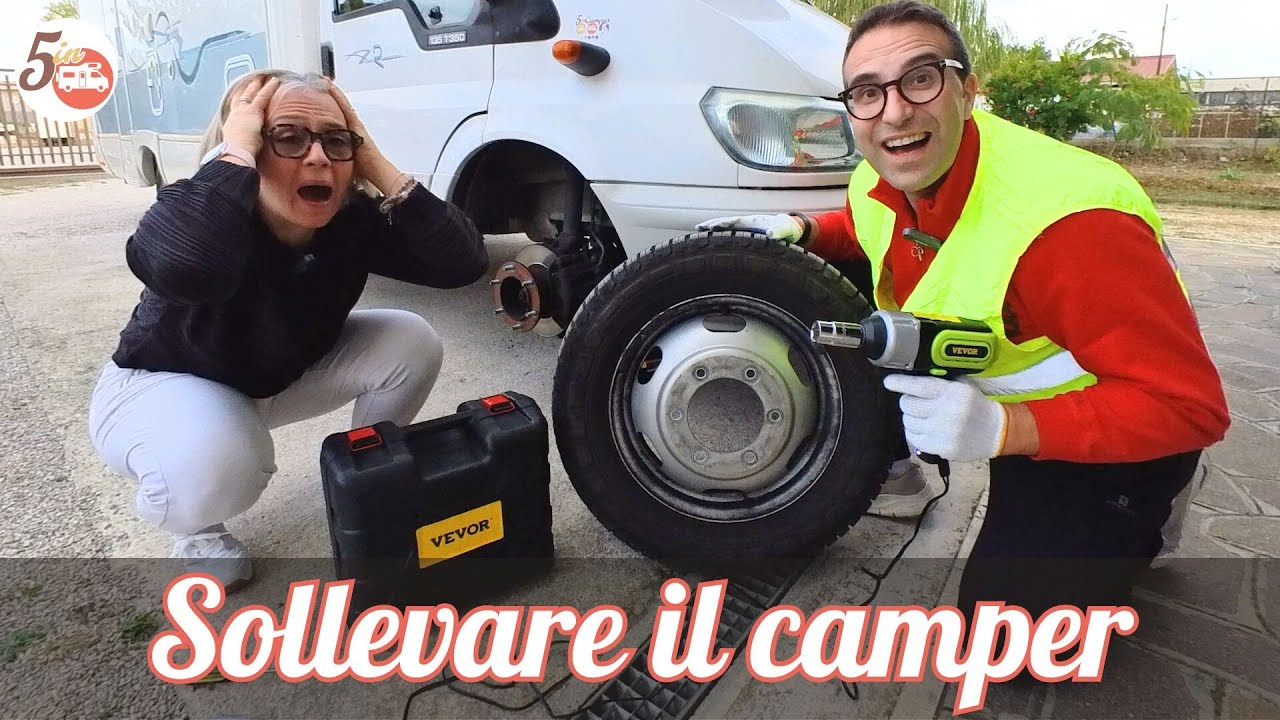 CAMPER IN PANNE? Montiamo RUOTA DI SCORTA con KIT VEVOR
