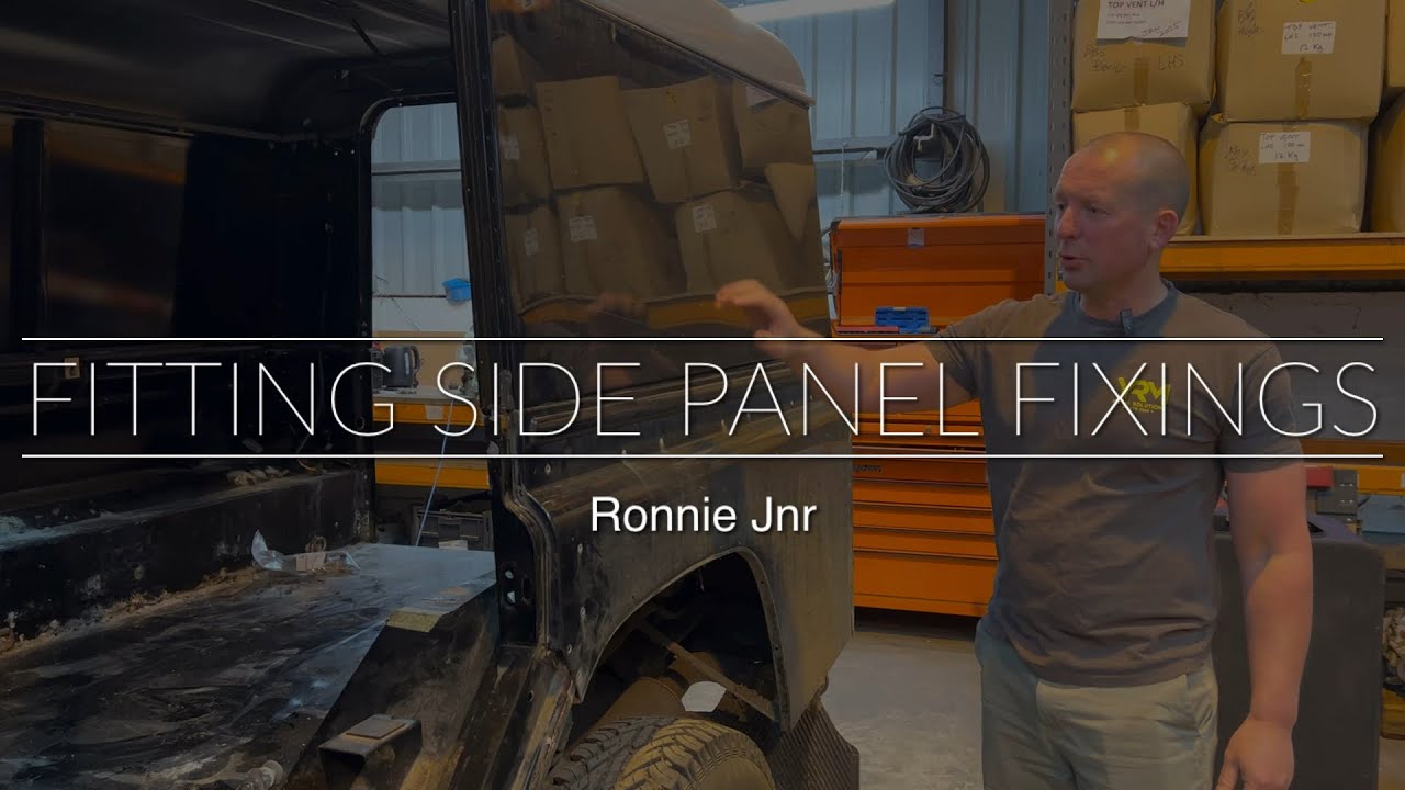 Fitting our updated version of the Side Panel fixings