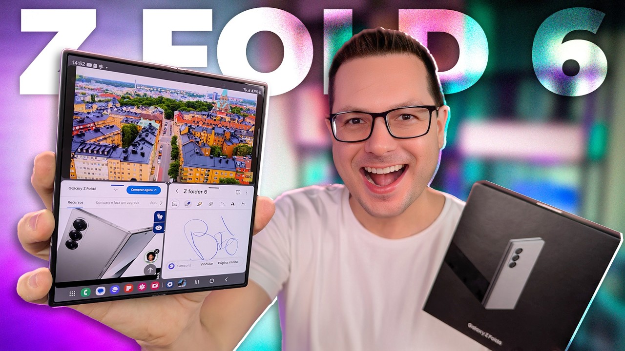 SAMSUNG levou o GALAXY Z Fold 6 ao EXTREMO! O DOBRÁVEL mais COMPLETO da LINHA!