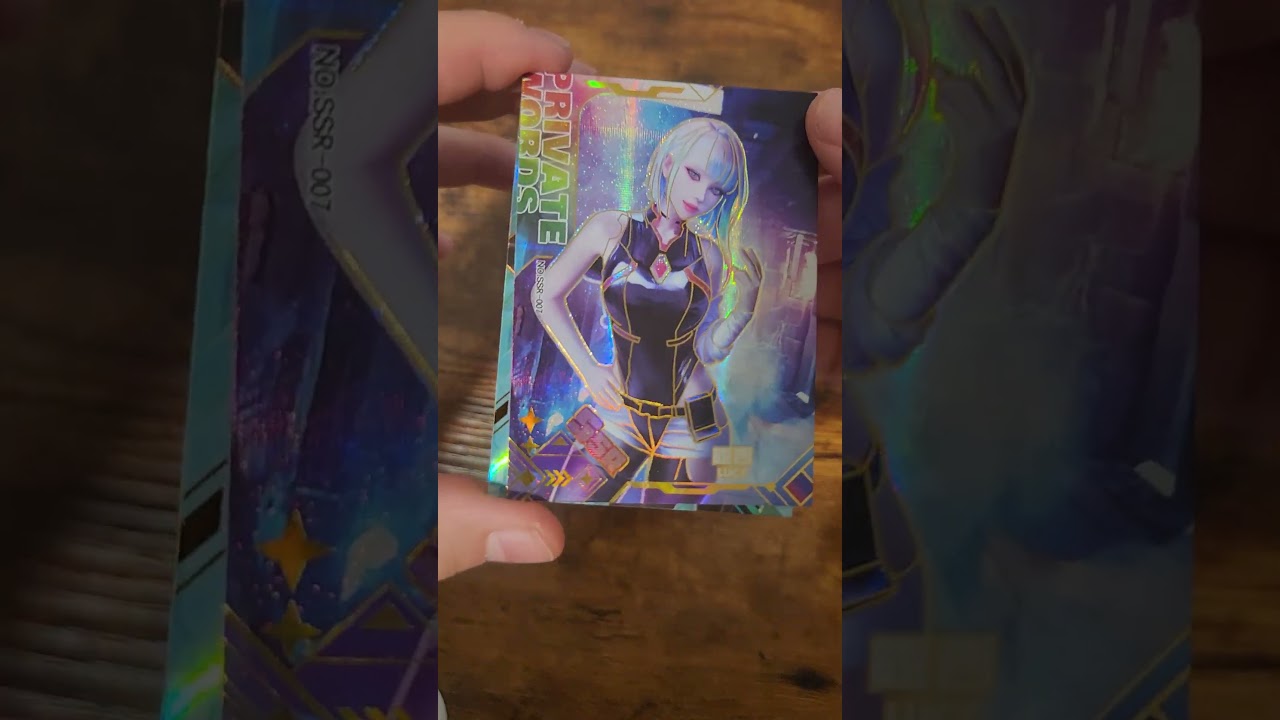 Random Goddess Story Mystery Anime Cards Collectable Pack Opening