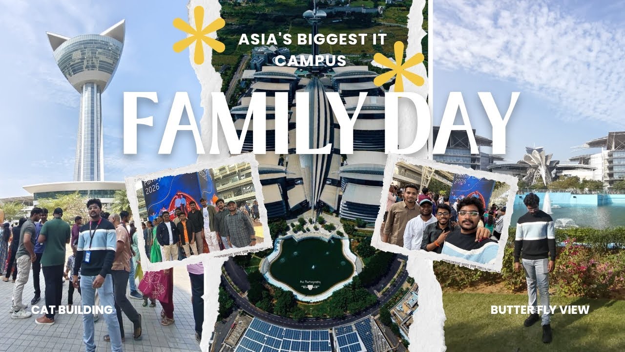 TCS ఆసియాలోనే అతిపెద్ద ఐటి క్యాంపస్ | My Experience at TCS Siruseri Family Day 🎥