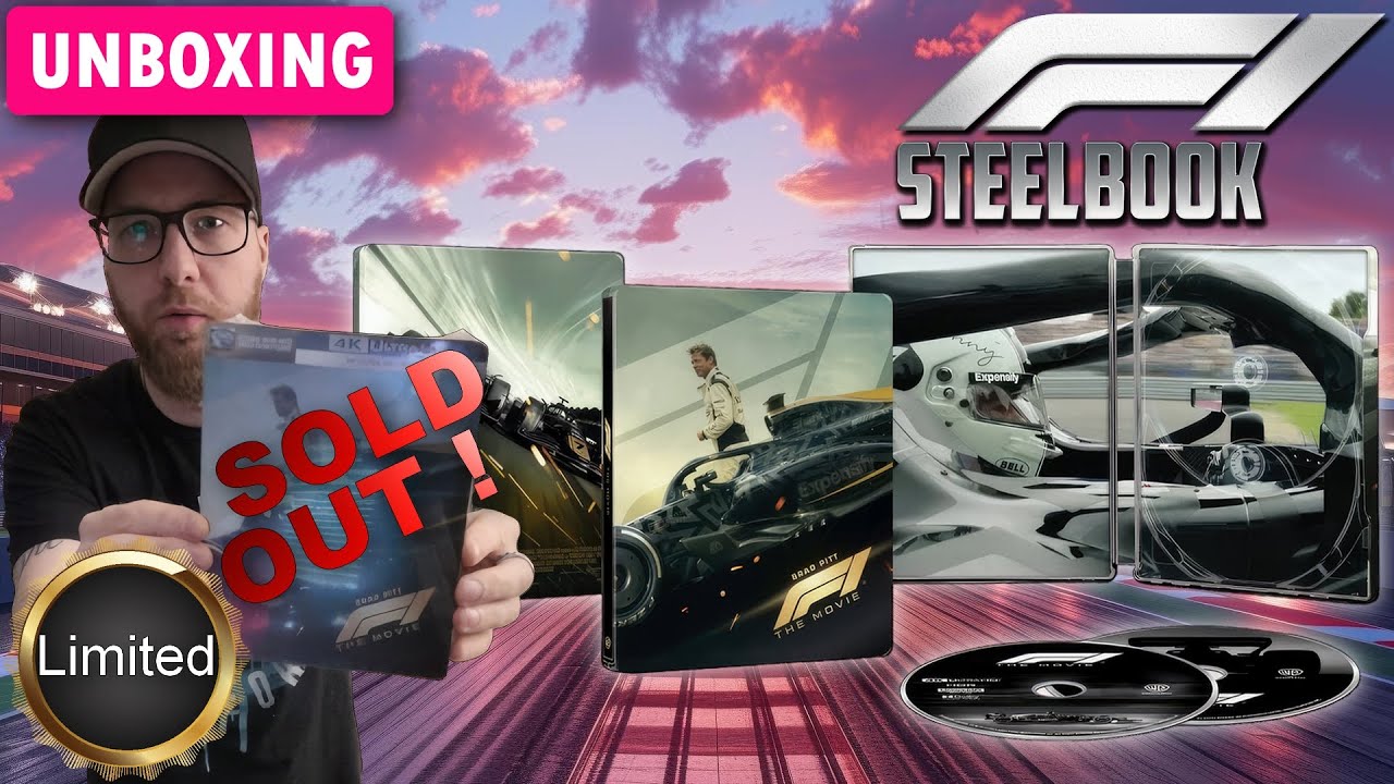 F1 : Le Film (Blu-Ray 4K Steelbook - Edition Limit&eacute;e) | UNBOXING