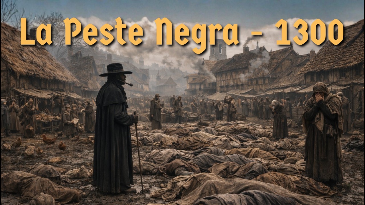 Así fue LA PESTE NEGRA en los 1300 (reconstrucción con IA)