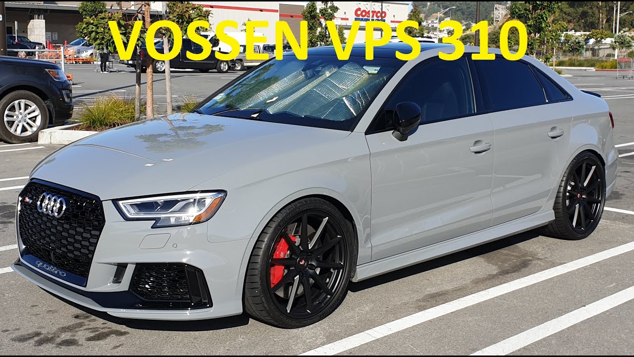 1st Audi RS3 in the Bay Area with Vossen VPS-310 wheels.
