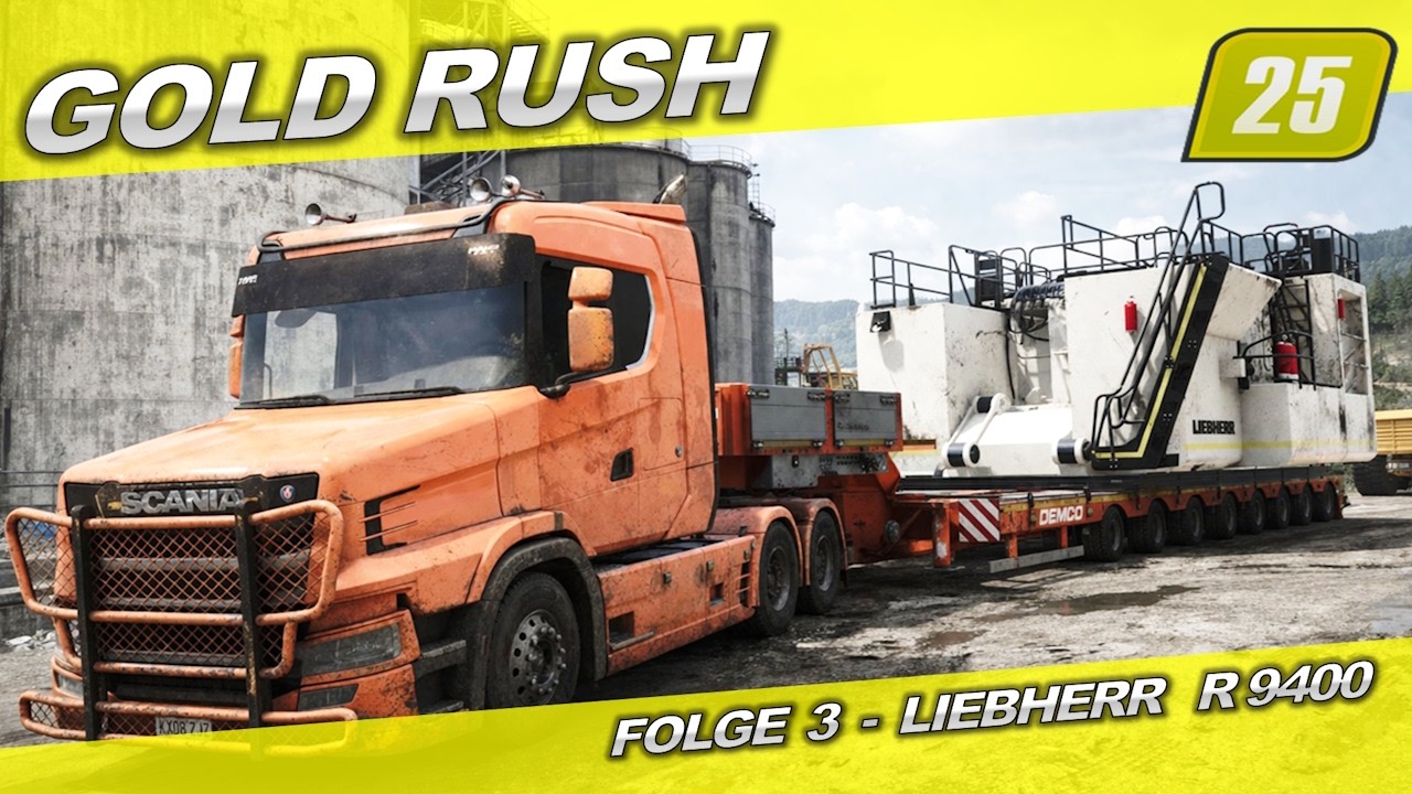 GOLD RUSH - Folge 3 |  LIEBHERR R 9400 #ls25 #fs25