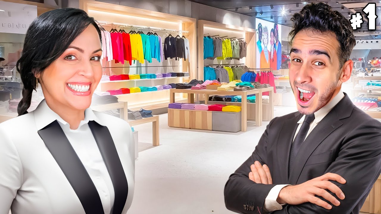 ABRIMOS UNA TIENDA DE ROPA 😎 Clothing Store Simulator #1 | Sandra Cires Play y HaroldArtistPlay