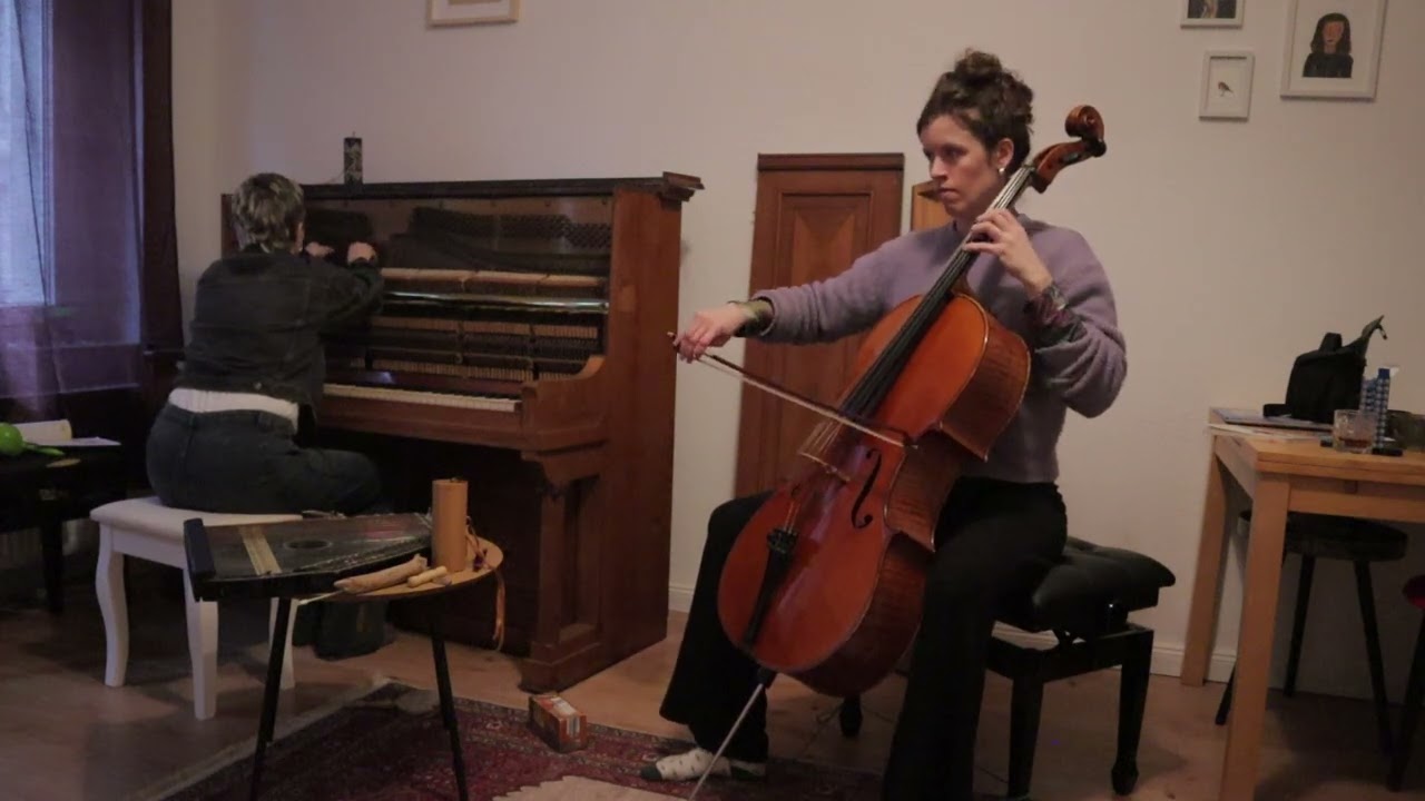Rehearsal duet Paula Schieferecke, Tere Więcko