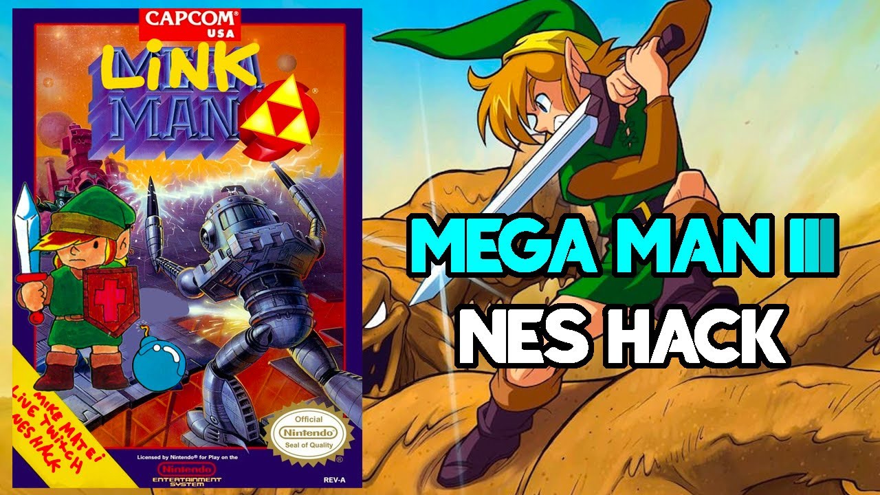 Mega Man III (NES Hack) Link Man - Mike Matei Live