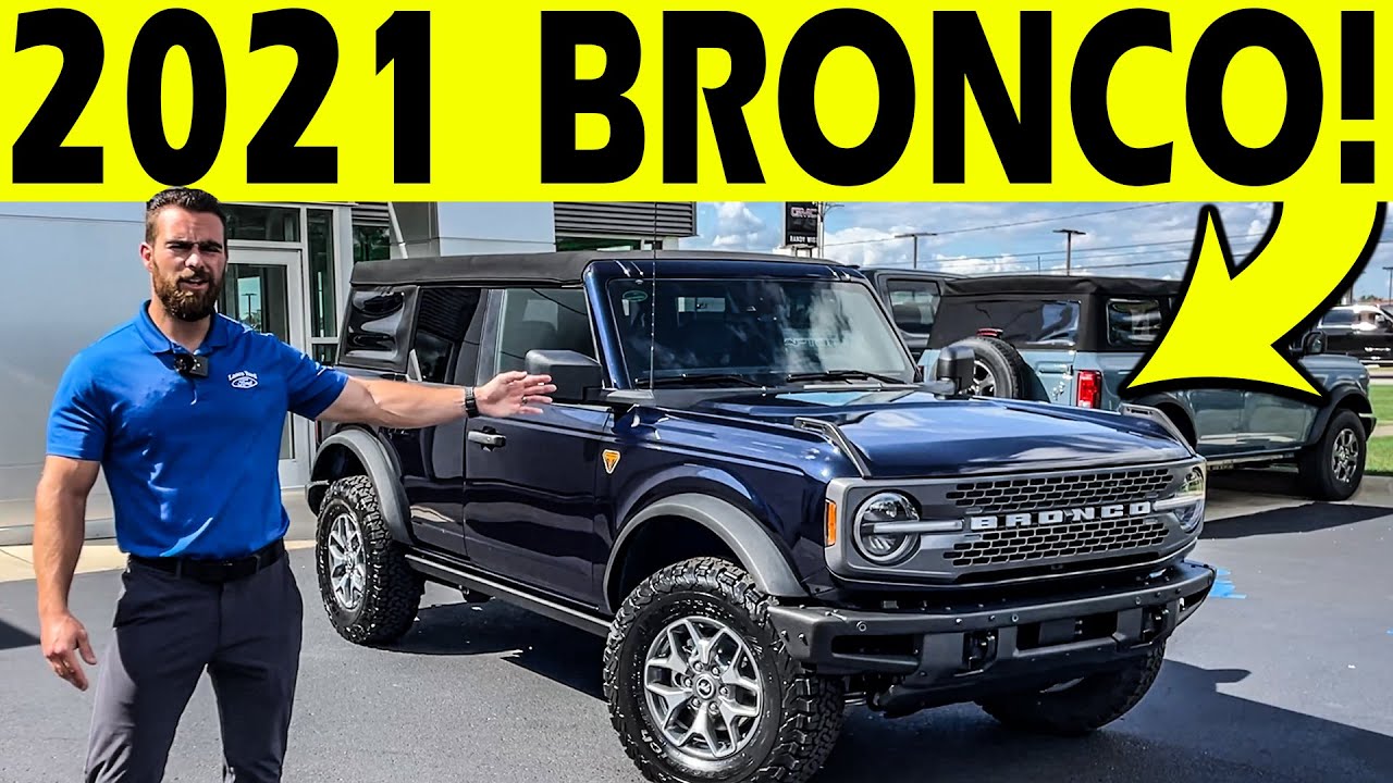 2021 Ford Bronco Review!  4 Door, Badlands, 2.3L, MANUAL! (Exterior & Interior Walkaround)