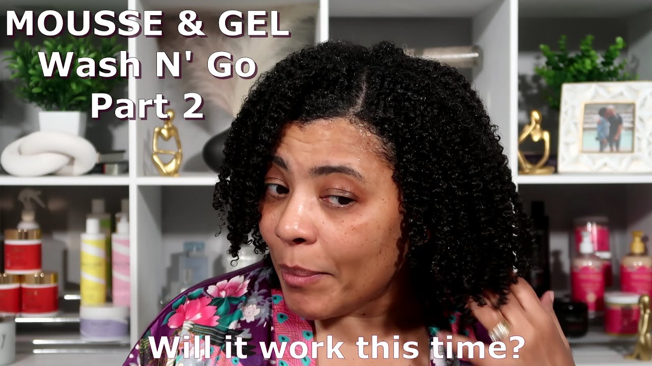 VLOGMAS: Day 20 - MOUSSE & GEL REVISIT + Moisturizing a Dry Wash N' Go / NaturalRaeRae