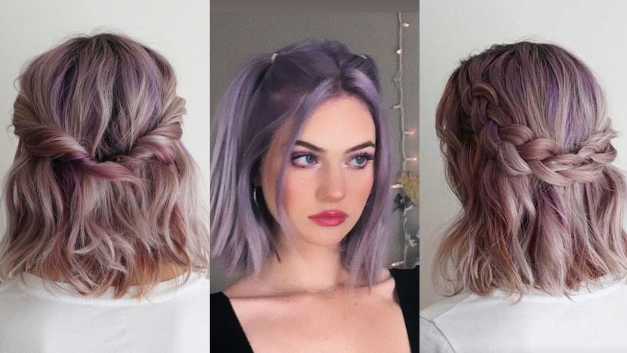 تسريحات شعر قصير روووعة سهلة و أنيقة 🥰~👑 Hairstyle Tutorials #تسريحات