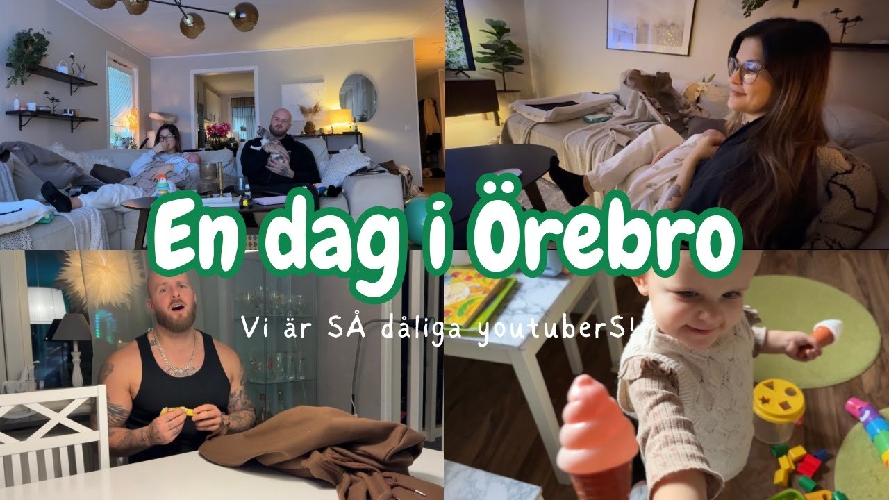 EN DAG I ÖREBRO - Vi är SÅ dåliga youtuberS!
