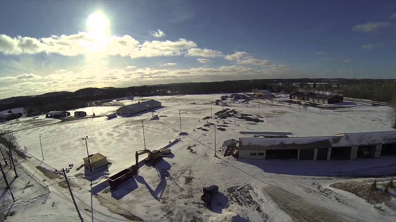 Weedsport Speedway 2015 pit area
