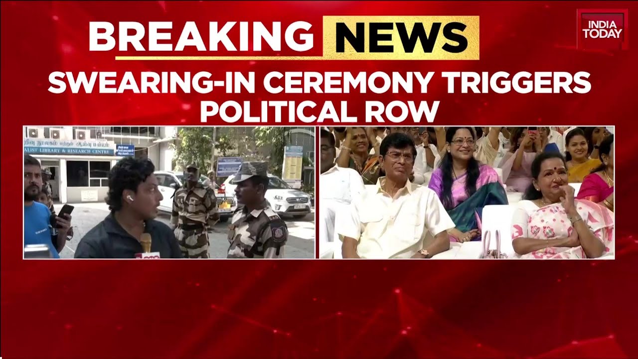 Tamil Nadu Oath Ceremony Row: CPI Objects To State Anthem Protocol As New Chief Minister Takes