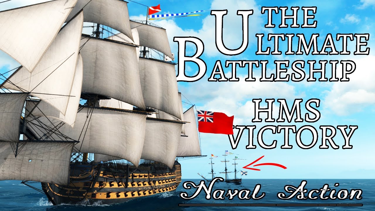 HMS VICTORY DESTROYS HER ENEMY | Naval Action 4k Gameplay