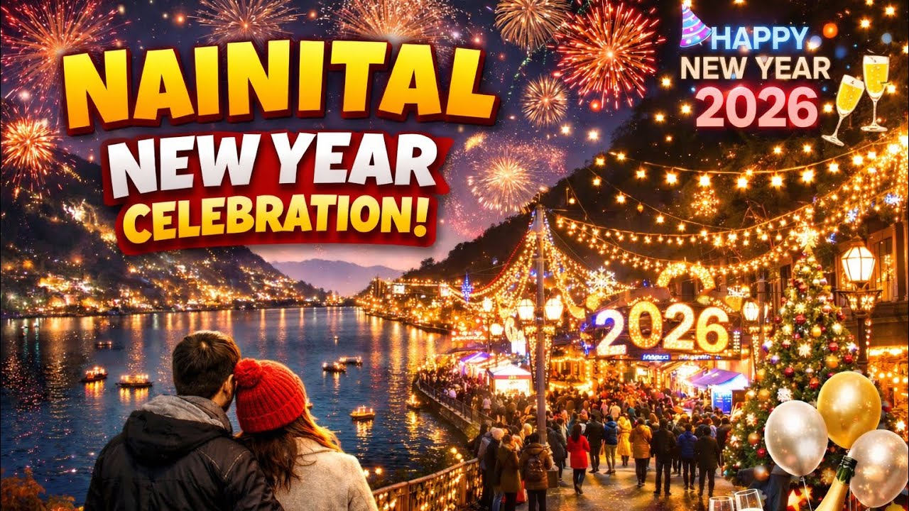 Nainital New Year 2026 Vlog | Nainital Mall Road Stunning Decoration & Street Food, Cafes & Shopping