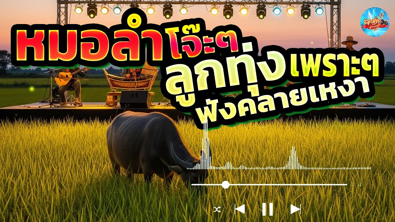 หมอลำโจ๊ะๆ ลูกทุ่งเพราะๆ ฟังคลายเหงา