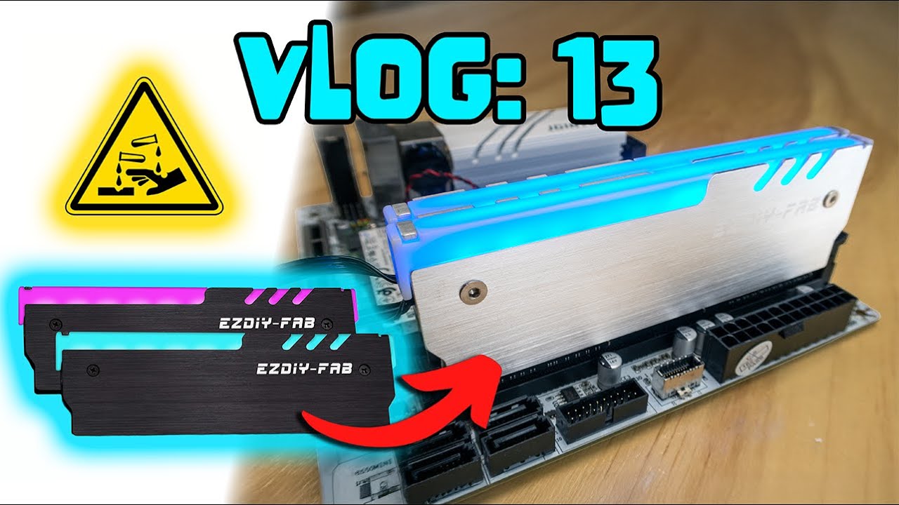 VLOG: 13 — Удаление черного алюминиевого анодированного покрытия с радиатора RGB-памяти