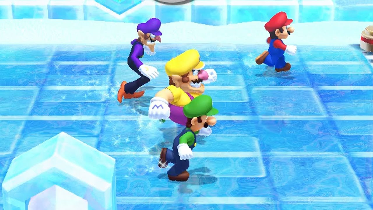 Mario Party 10 Coin Challenge #41 Mario Vs Waluigi Vs Wario Vs Luigi