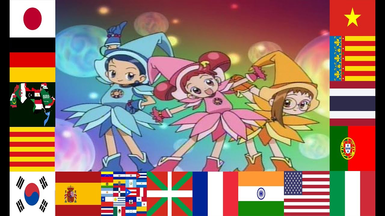 Ojamajo Doremi Opening 1 Multilanguaje