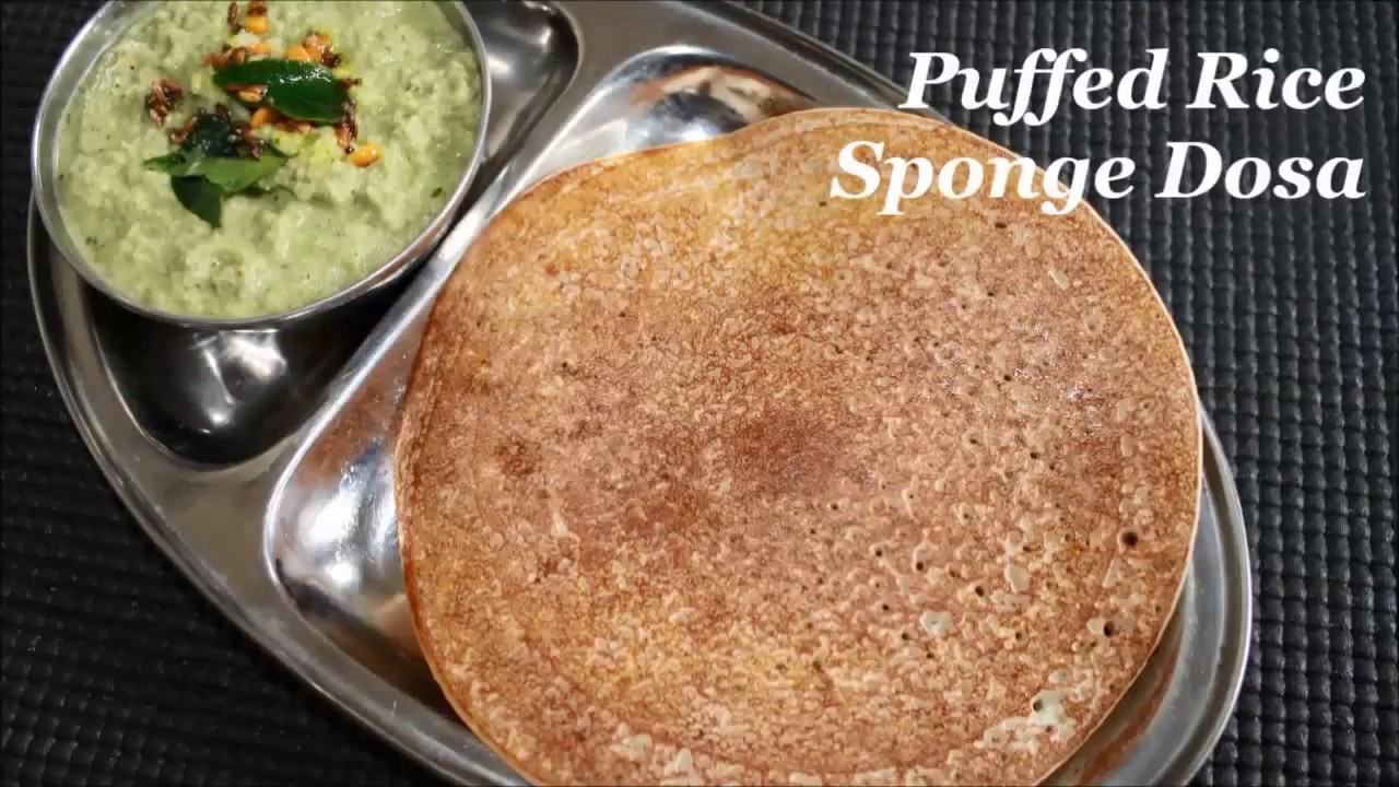 Puffed Rice Dosa Recipe | Sponge Dosa Recipe | Murmura Dosa Recipe | Dosa Without Urad Dal