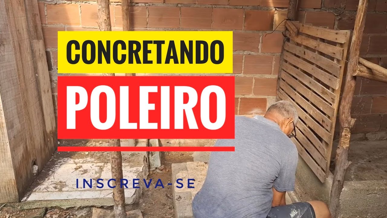 Concretando os Mourões e o Piso do Novo Poleiro 🐔💪 Melhorias no Galinheiro Caipira!