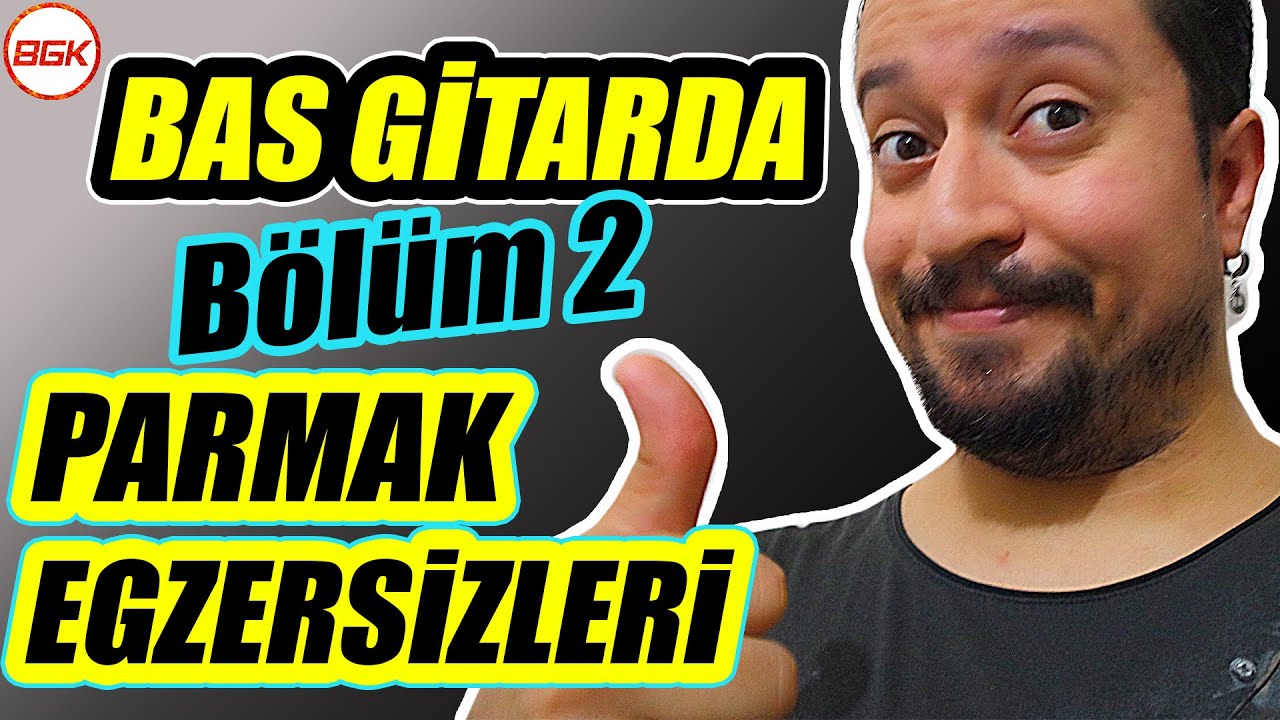 AĞZIMIZ DEĞİL ELİMİZ ÇALIŞSIN BÖLÜM-2 | Bas Gitarda Parmak Egzersizleri | Finger Exercises on Bass |