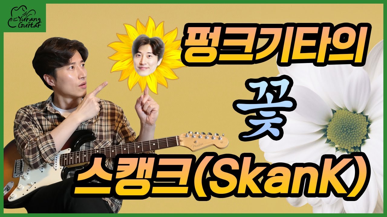 펑크기타의 꽃이라 말하는 스캥크(Skank) 주법