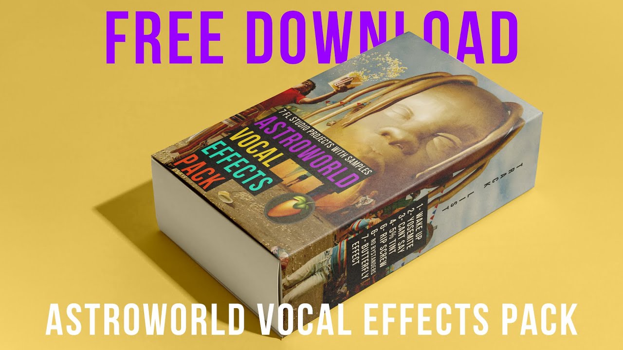 ASTROWORLD ALBUM Vocal Effects Tutotrial (FREE DOWNLOAD)