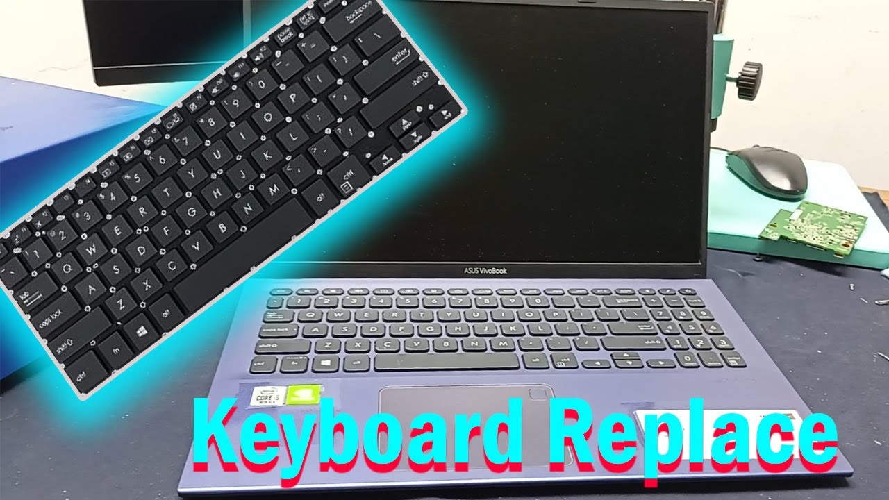 Как заменить клавиатуру на ноутбуке Asus Vivobook || как установить клавиатуру на ноутбуке Vivobook