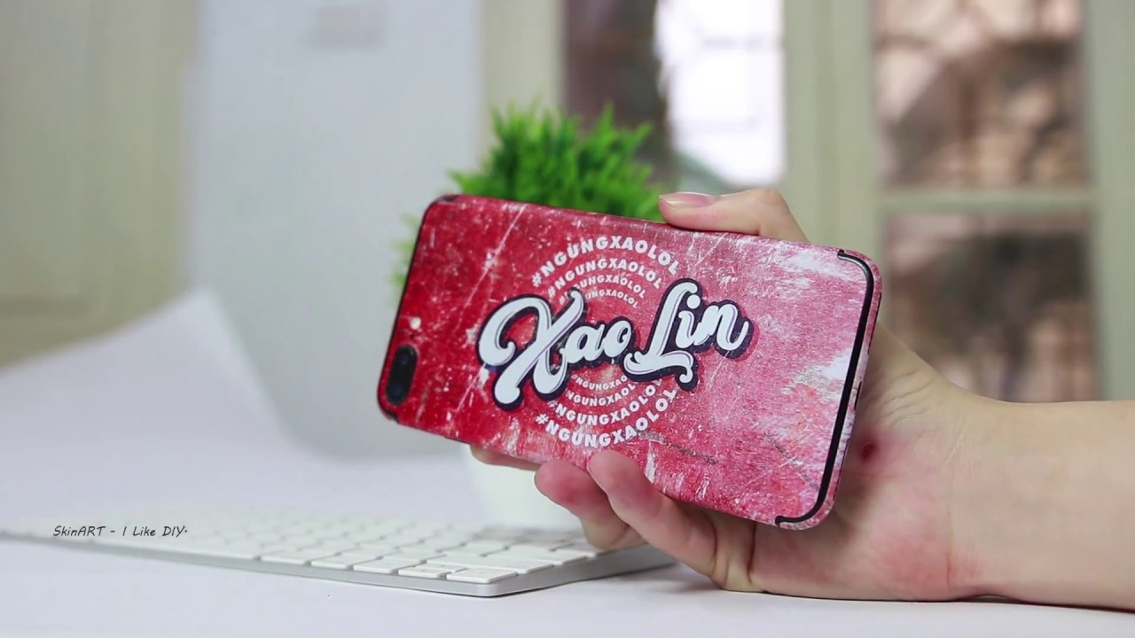 SkinART | Skin IPHONE | Skin Iphone 7s plus Style TYPOGRAPHY (RED)