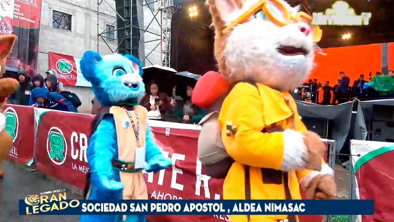 Marimba  Orquesta Gran Legado, aldea Nimasac Totonicapán, Sociedad San Pedro Apostol.